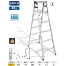 Σκάλα Αλουμινίου Διπλού Συνδυασμού 5+5 Palbest PAL510