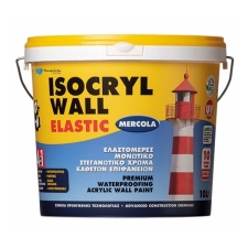 ISOCRYL WALL ELASTIC 10L Λευκό Ακρυλικό Ελαστομερές Στεγανωτικό Κάθετων Επιφανειών