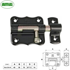 Σύρτης Πλακέ Μαύρος Amig 384.40