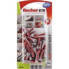 Έξυπνο Βύσμα Duopower 5x25 45τμχ Fischer 534992