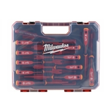 Milwaukee 4932479095 Σετ 12 Μαγνητικά Κατσαβίδια Ηλεκτρολόγου VDE 1000V