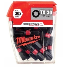 Μύτη TX30x25mm Αστέρι (Torx) 25τμχ Milwaukee 4932430886 Shockwave