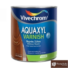 AQUAXYL VARNISH 709 Καστανιά Βερνίκι Εμποτισμού Ξύλου Βάσεως Νερού Σατινέ