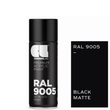 Σπρέυ Matte Black RAL9005 400ml Cosmoslac