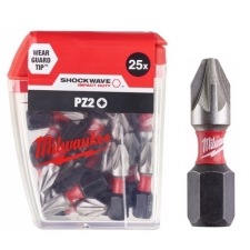 Μύτη Pz2x25mm 25τμχ Milwaukee 4932430864 Shockwave Guard Tip