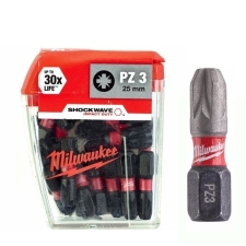 Μύτη Pz3x25mm 25τμχ Milwaukee 4932430869 Shockwave