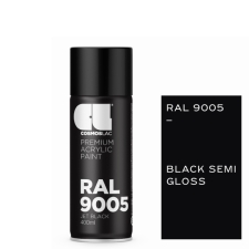 Σπρέυ Semigloss Black RAL9005 400ml Cosmoslac