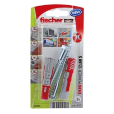 Έξυπνο Βύσμα Duopower με Βίδα 12x60 2τμχ Fischer 537665