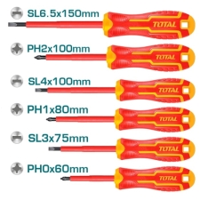 Total THTIS566 Σετ 6 Κατσαβίδια Ηλεκτρολόγου VDE 1000V