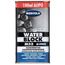 WATER BLOCK M33 900+100ml ΔΩΡΟ Σιλικονούχο Αδιαβροχοποιητικό Διαλύτου για Πέτρες, Μάρμαρα, Πλακίδια