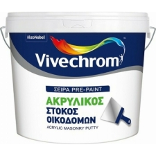 Vivechrom Ακρυλικός Στόκος Οικοδομών Λευκός 5Kgr