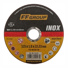 Δίσκος Κοπής INOX Σιδήρου 25τμχ Φ115x1,0 FFGroup