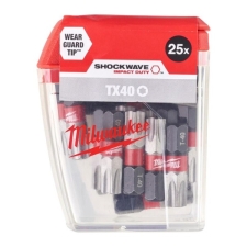 Μύτη TX40x25mm Αστέρι (Torx) 25τμχ Milwaukee 4932430889 Shockwave