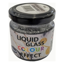 LIQUID GLASS COLOUR Metallic Effect 90ml Διαφανής Χρωστική για Υγρό Γυαλί Ασημί Μεταλλικό