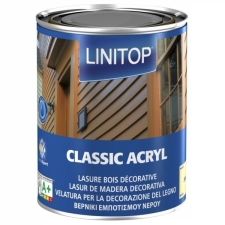 LINITOP CLASSIC ACRYL Ακρυλικό Βερνίκι Εμποτισμού Νερού με Φίλτρα UV Σατινέ