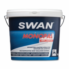 SWAN MONOPAL 13Kgr Κεραμιδί Ακρυλικό Ελαστομερές Στεγανωτικό Ταρατσών