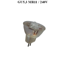 Λάμπα Σποτ Μίνι Αλογόνου Καρφί GU5,3 MR11 50W 240V