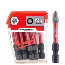 Μύτη Pz2x50mm 10τμχ Milwaukee 4932430866 Shockwave Guard Tip