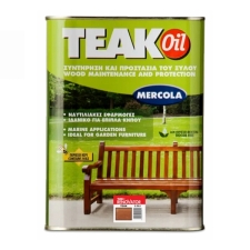 MERCOLA TEAK OIL RENOVATOR Προστατευτικό Λάδι Ξύλου με Κερί Τικ Ματ