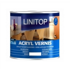 LINITOP Acrylic Vernis Ακρυλικό Βερνίκι Επιφανείας Πολυουρεθάνης Νερού 0,25L Ματ