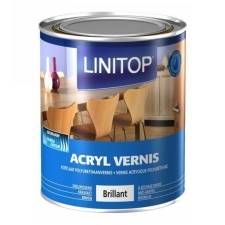 LINITOP Acrylic Vernis Ακρυλικό Βερνίκι Επιφανείας Πουλυουρεθάνης Νερού 0,75L Ματ