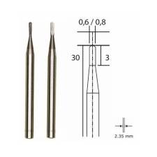 PROXXON 28321 2τμχ Φρέζες Μίσχου 0,6+0,8mm Καρβίδιο Βολφραμίου