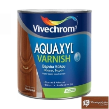 AQUAXYL VARNISH  708 Τικ Βερνίκι Εμποτισμού Ξύλου Βάσεως Νερού Σατινέ