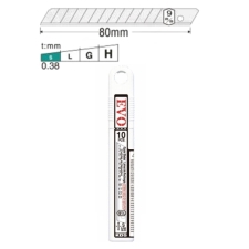 Λάμα Σπαστή 18mm 0,38mm Σετ 10τεμ KDS SB-10 EVO (8 Στοιχεία)