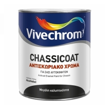 Vivechrom Chassicoat Αντισκωριακό Χρώμα για Σασί Αυτοκινήτων Μαύρο 0,75L