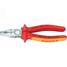 Knipex 0306180 180mm VDE Πένσα Ηλεκτρολόγου Βαριάς Μόνωσης