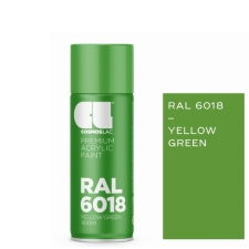 Σπρέυ Yellow Green RAL6018 400ml Cosmoslac