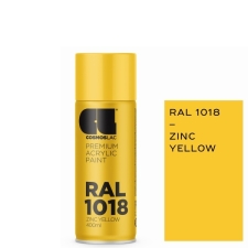 Σπρέυ Zinc Yellow RAL1018 400ml Cosmoslac