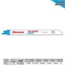 Σπαθόλαμα Μετάλλου 1τμχ 14TPI 230mm S1122BF Benman 71880