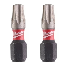 Μύτη TX30x25mm Αστέρι (Torx) 2τμχ Milwaukee 4932430885 Shockwave Guard Tip