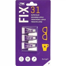 TKK FI-X31 Υγρή Κόλλα Στιγμής 3x1gr