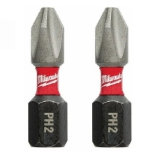 Μύτη Ph2x25mm 2τμχ Milwaukee 4932430852 Shockwave Guard Tip