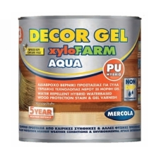 DECOR XYLOFARM AQUA GEL 2,5L Βερνίκι Εμποτισμού Νερού Ρητινούχο Υβριδικό Σατινέ