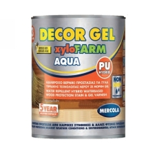 DECOR XYLOFARM AQUA GEL 750ml Βερνίκι Εμποτισμού Νερού Ρητινούχο Υβριδικό Σατινέ