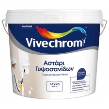 GYPSUM BOARD Αστάρι Γυψοσανίδας Λευκό 9L Vivechrom