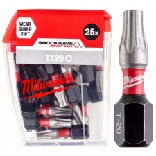 Μύτη TX20x25mm Αστέρι (Torx) 25τμχ Milwaukee 4932430875 Shockwave