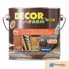 DECOR XYLOFARM 0,75L Άχρωμο Ρητινούχο Υβριδικό Βερνίκι Εμποτισμού Διαλύτη Σατινέ