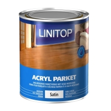 LINITOP ACRYL PARKET 0,75L Βερνίκι Πατωμάτων Πολυουρεθάνης Νερού Άχρωμο Σατινέ