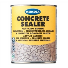 CONCRETE SEALER 5L Βερνίκι Τσιμεντοειδών Δαπέδων Διαλύτη Άχρωμο Σατινέ