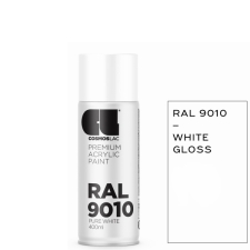 Σπρέυ Gloss White RAL9010 400ml Cosmoslac