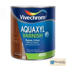 AQUAXYL VARNISH  0,75L 713 Λευκό Βερνίκι Εμποτισμού Ξύλου Βάσεως Νερού Σατινέ