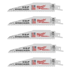 Milwaukee 48005701 5τμχ 150mm 7/11TPI Λάμες Σπαθοσέγας Μετάλλου & Κατεδάφισης WRECKER