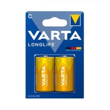 Μπαταρία Αλκαλική C Varta Long Life (2τεμ)