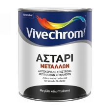 Vivechrom Αστάρι Μετάλλων Ταχυστέγνωτο Λευκό 0,75L