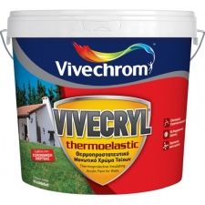 Vivechrom Thermoelastic Eco 10L Θερμοπροστατευτικό Μονωτικό Χρώμα Τοίχου