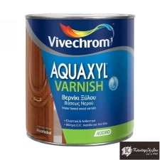 AQUAXYL VARNISH  0,75L 711 Βέγκε Βερνίκι Εμποτισμού Ξύλου Βάσεως Νερού Σατινέ